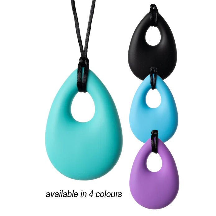 Teardrop Pendant Oral Motor Sensory Chew Necklace