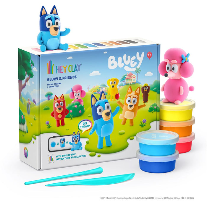 TOMY Hey Clay Bluey & Friends