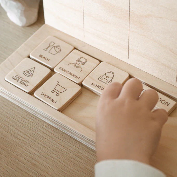 Second Scout Picture Tiles - Blank Timber Tiles