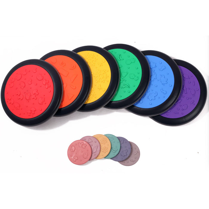 Rainbow Sensory Balance Discs