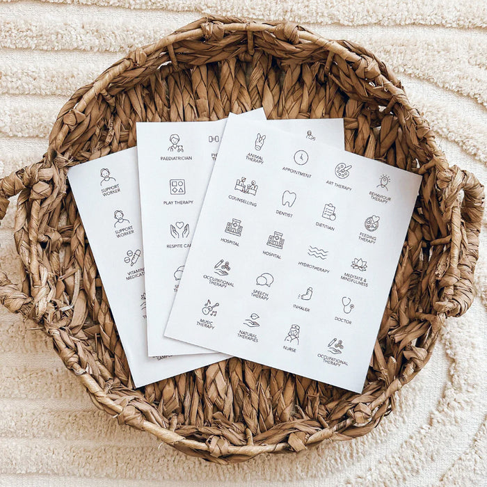 Second Scout Tile Labels - Health & Support Pack