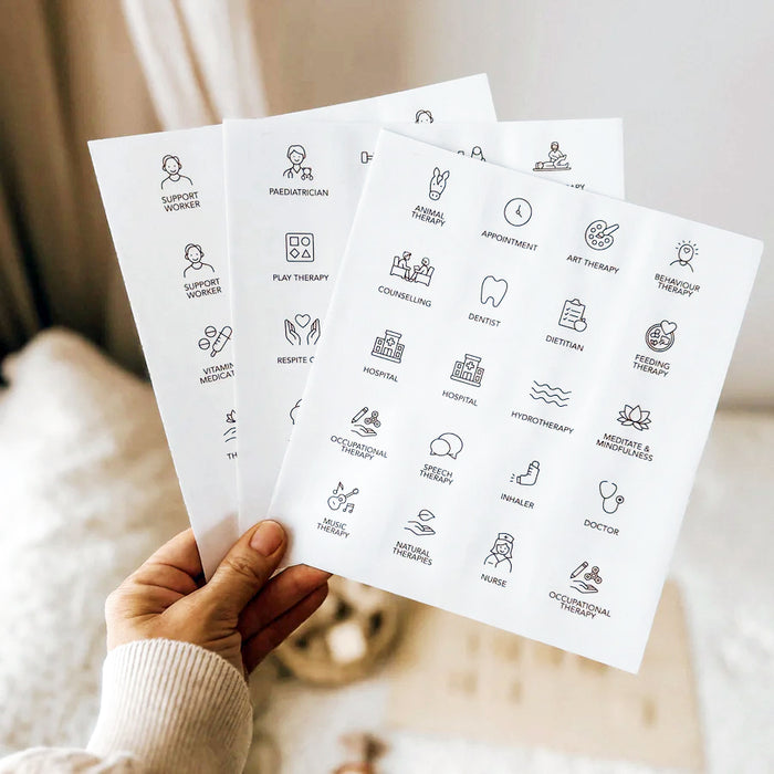 Second Scout Tile Labels - Health & Support Pack