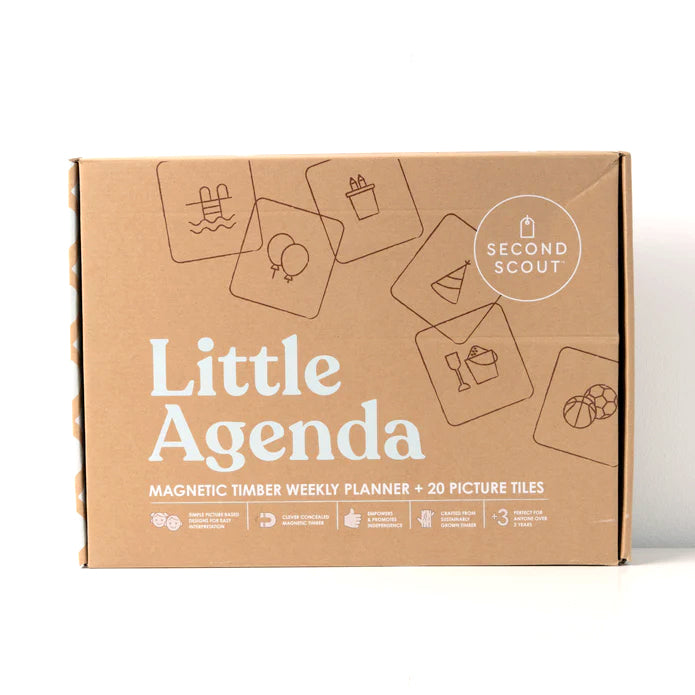 Second Scout Little Agenda Visual Schedule (LARGE)