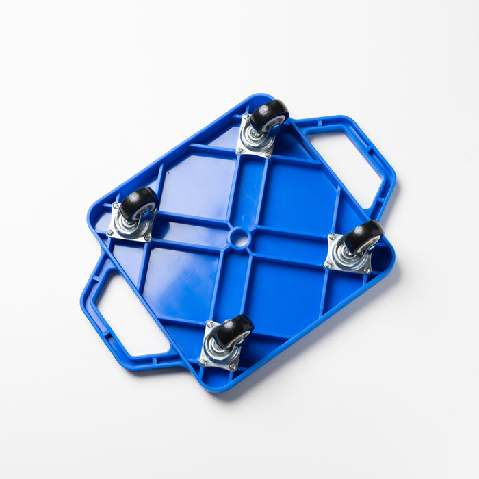 Small Sturdy Moulded Plastic Scooter Board (Red / Blue)