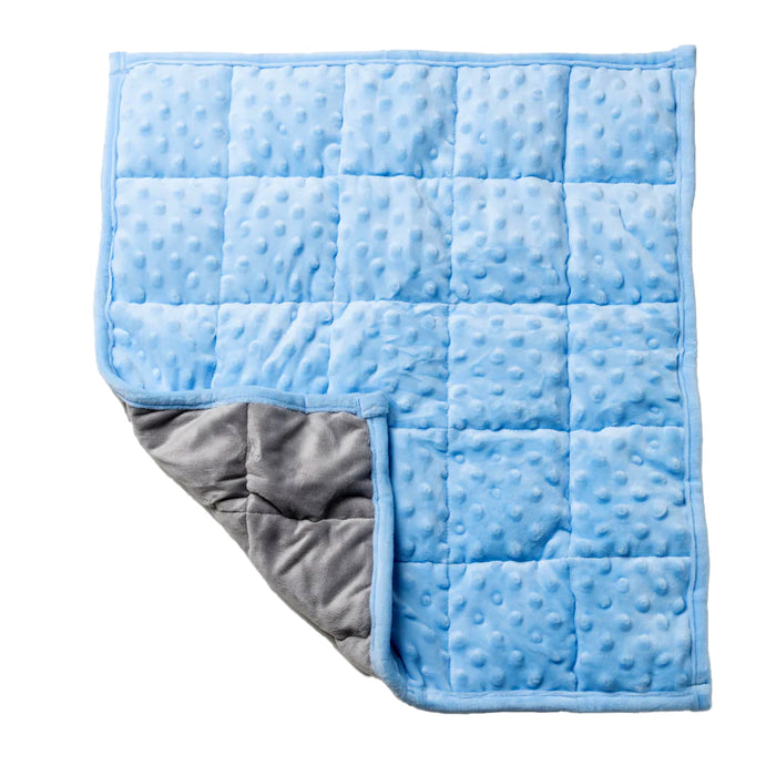 BLUE Weighted Lap Pad Snuggly Tactile Soft Blanket for Kids