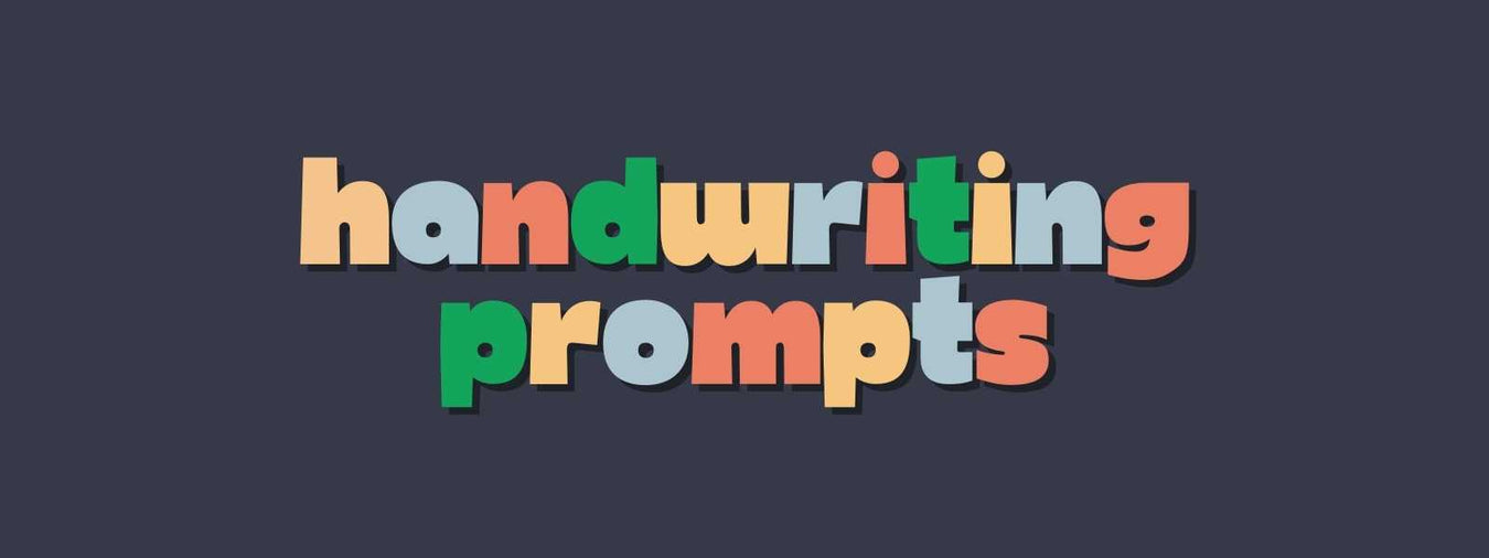 Handwriting Prompts 