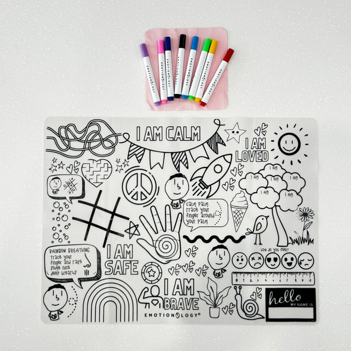 Emotionology Mindfulness Silicone Mat & Markers