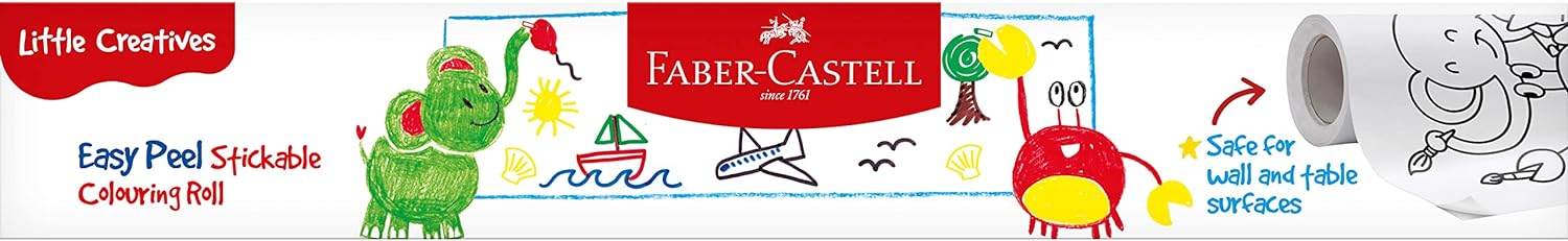 Faber-Castell Little Creatives Stickable Colouring Roll