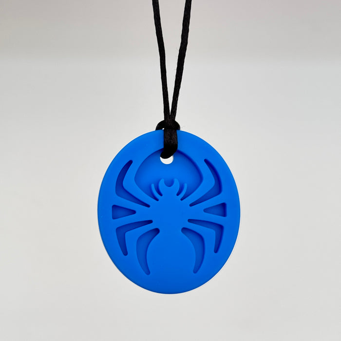 BLUE Spider Chew Necklace