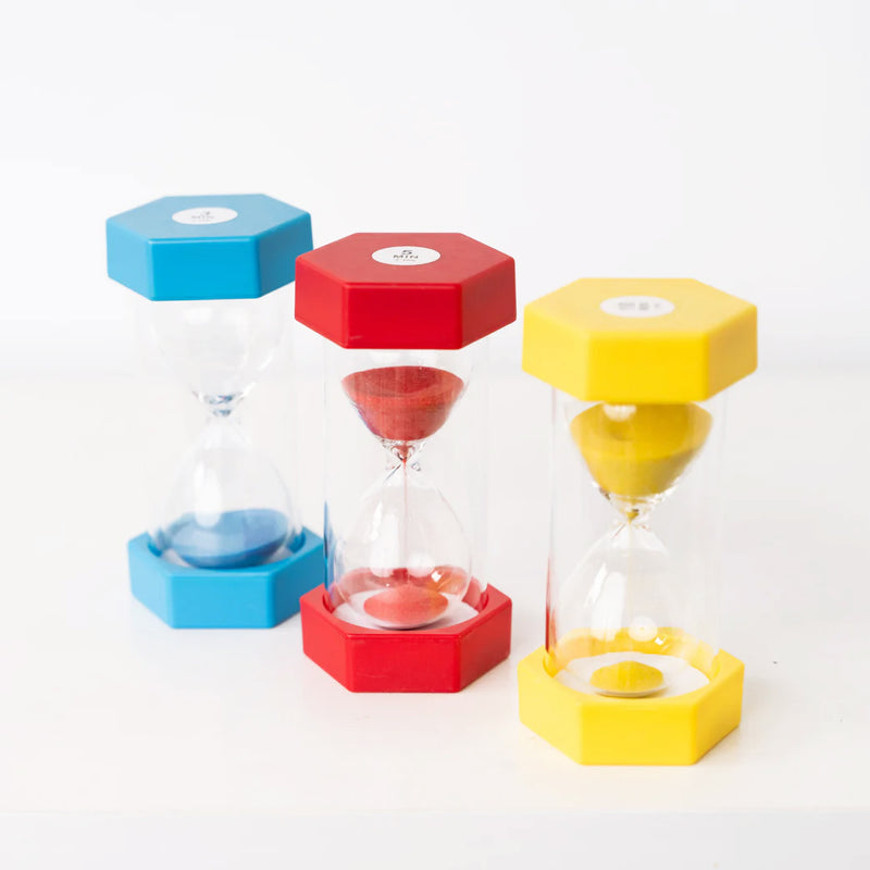 Sand Activity Timer Hourglass Clock for Kids (3 Pack)