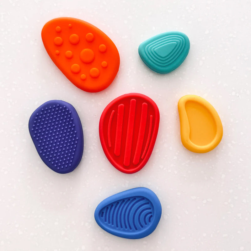 Silicone Sensory Fidget Pebbles (6 pack)