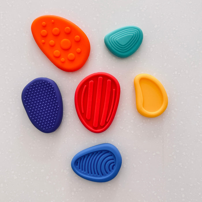 Silicone Sensory Fidget Pebbles (6 pack)