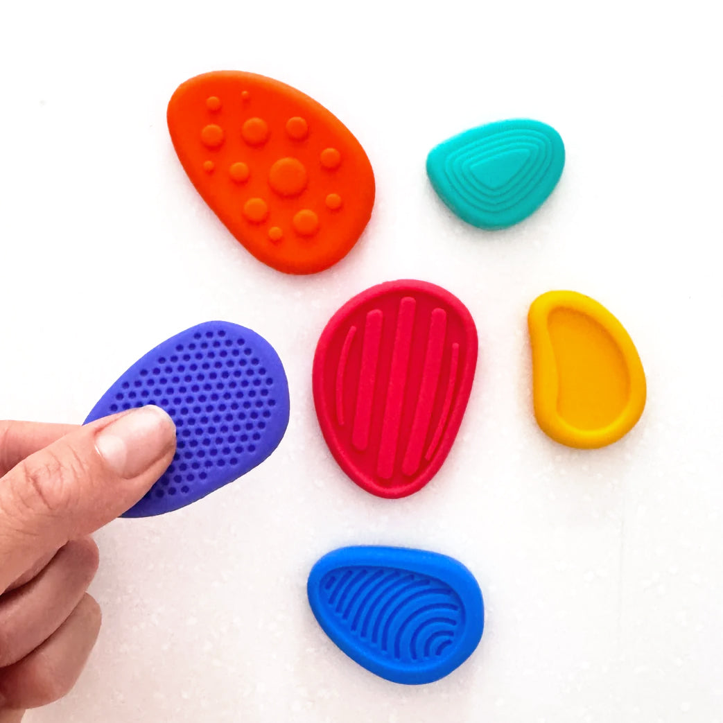 Silicone Sensory Fidget Pebbles (6 pack) — The OT Store