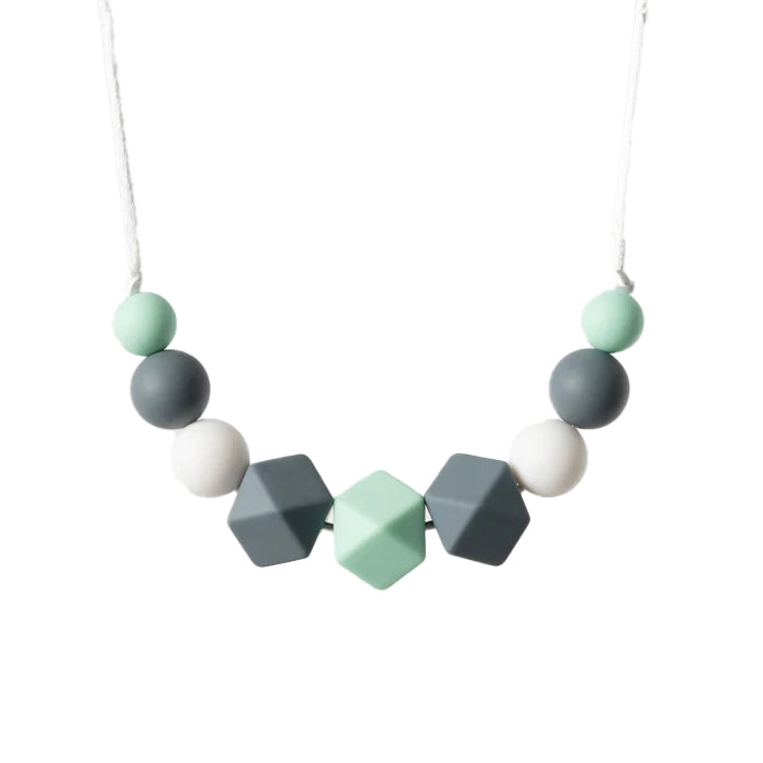 Blue/Grey Pastel Sensory Chew Necklace
