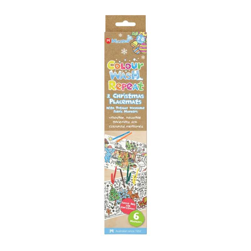 Micador JR Colour Wash Repeat Placemat 2 Pack