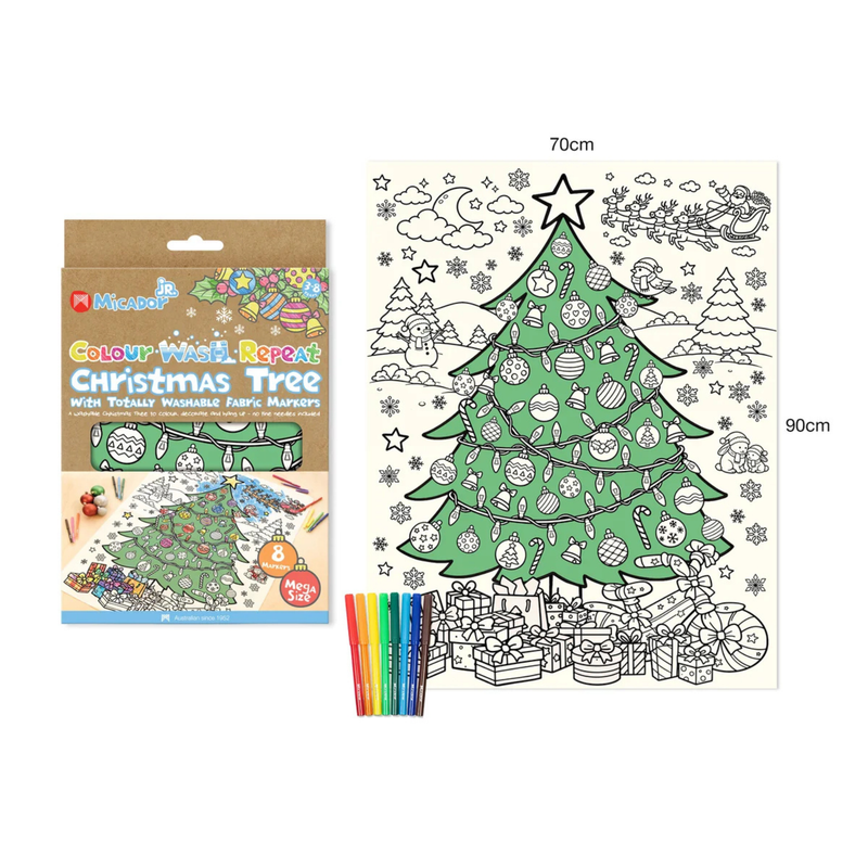 Micador JR Colour Wash Repeat Christmas Tree