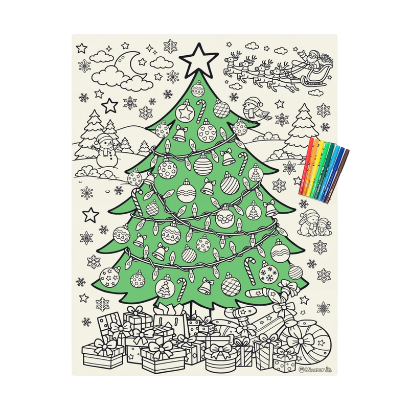 Micador JR Colour Wash Repeat Christmas Tree