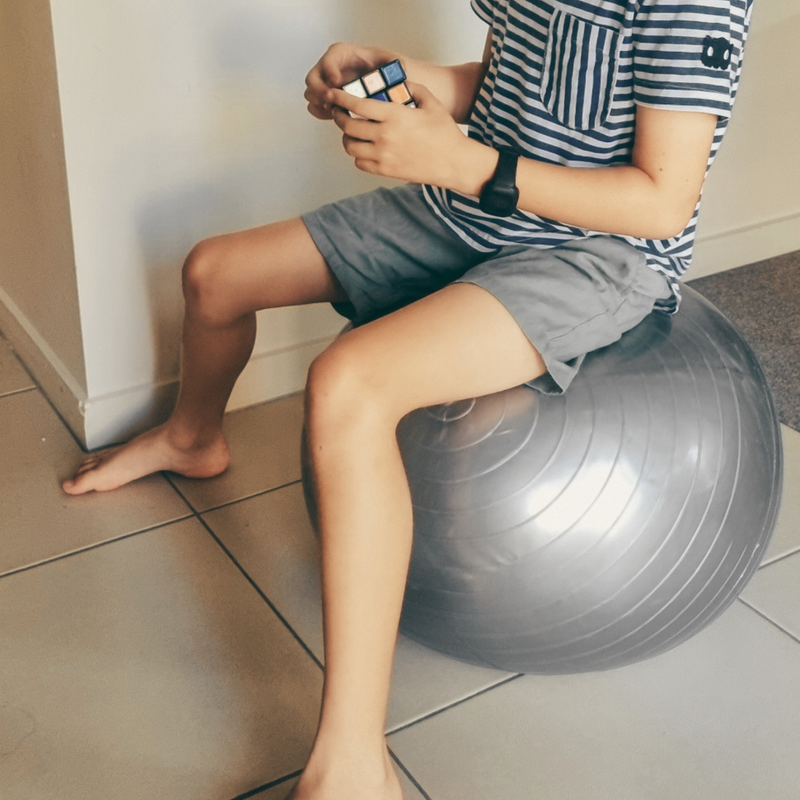 Kids Balance Exercise Ball 55cm with Pump