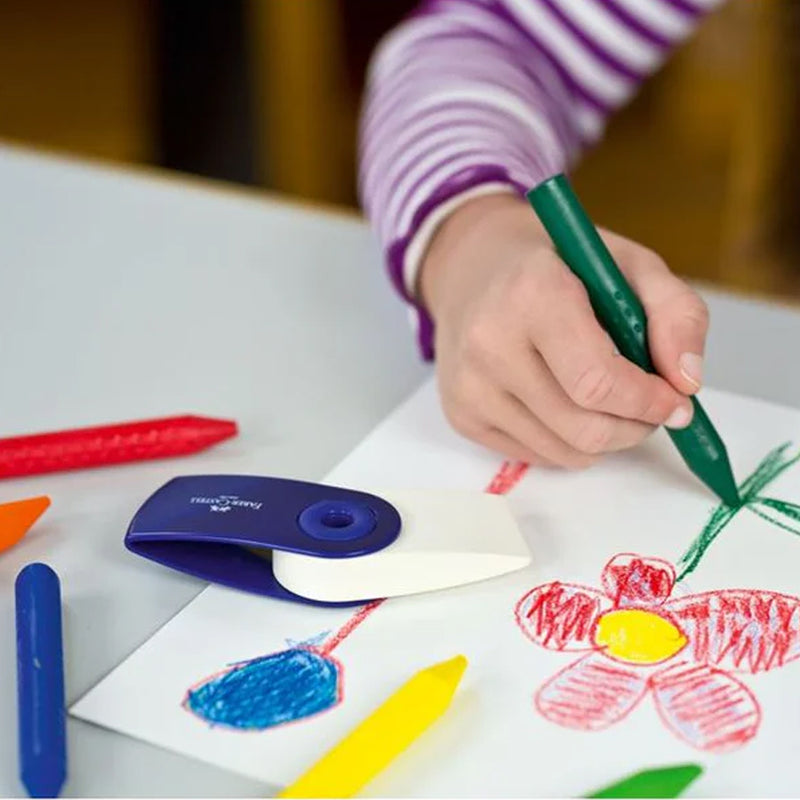 Faber Castell Grip Erasable Crayon 24 Pack