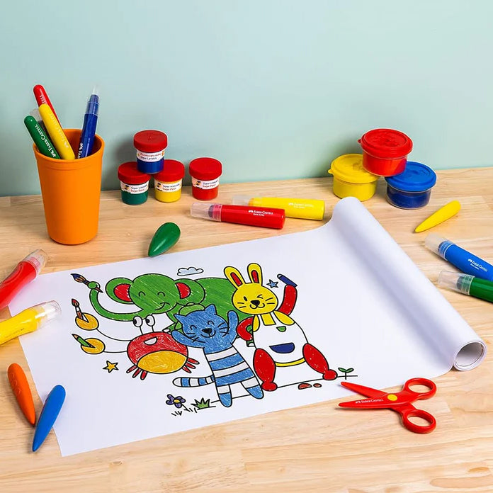 Faber-Castell Little Creatives Stickable Colouring Roll