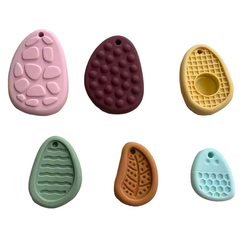 Silicone Sensory Fidget Pebbles (6 pack)