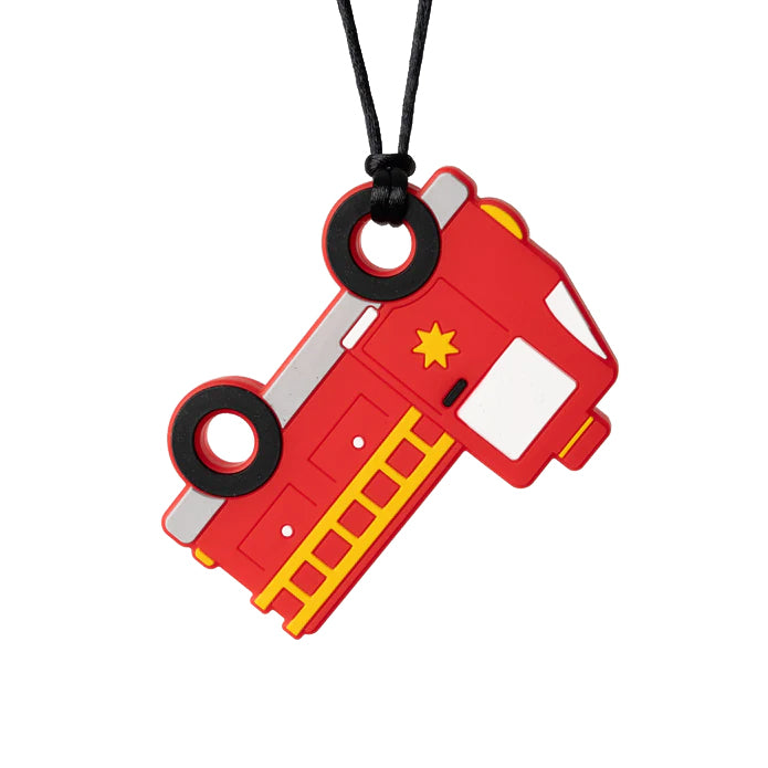 Fire Truck Sensory Chew Necklace