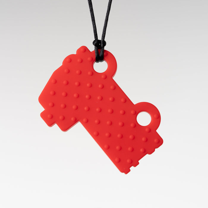 Fire Truck Sensory Chew Necklace