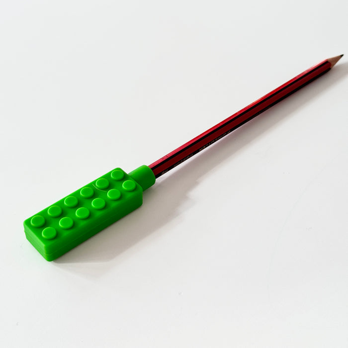 Building Block Pencil Topper Sensory Chew