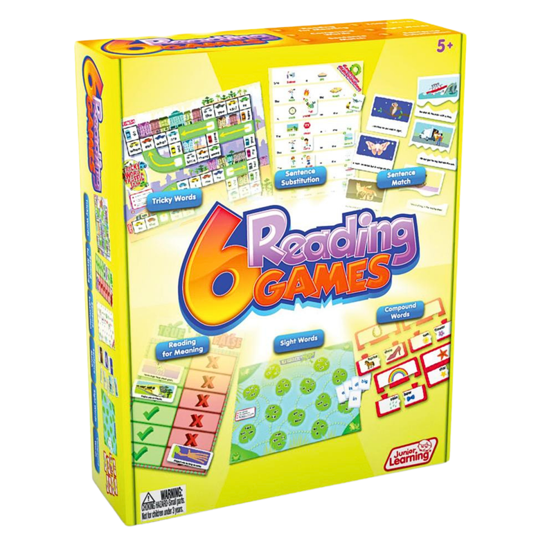 6 Reading Games by Junior Learning