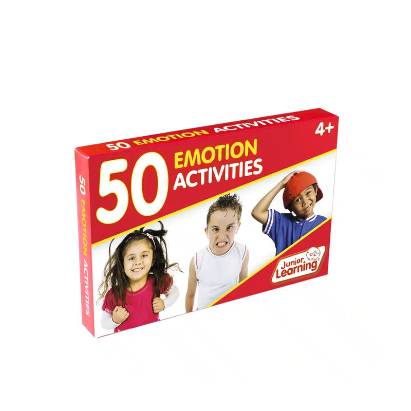 Junior Learning 50 Emotions Activity Flash Cards