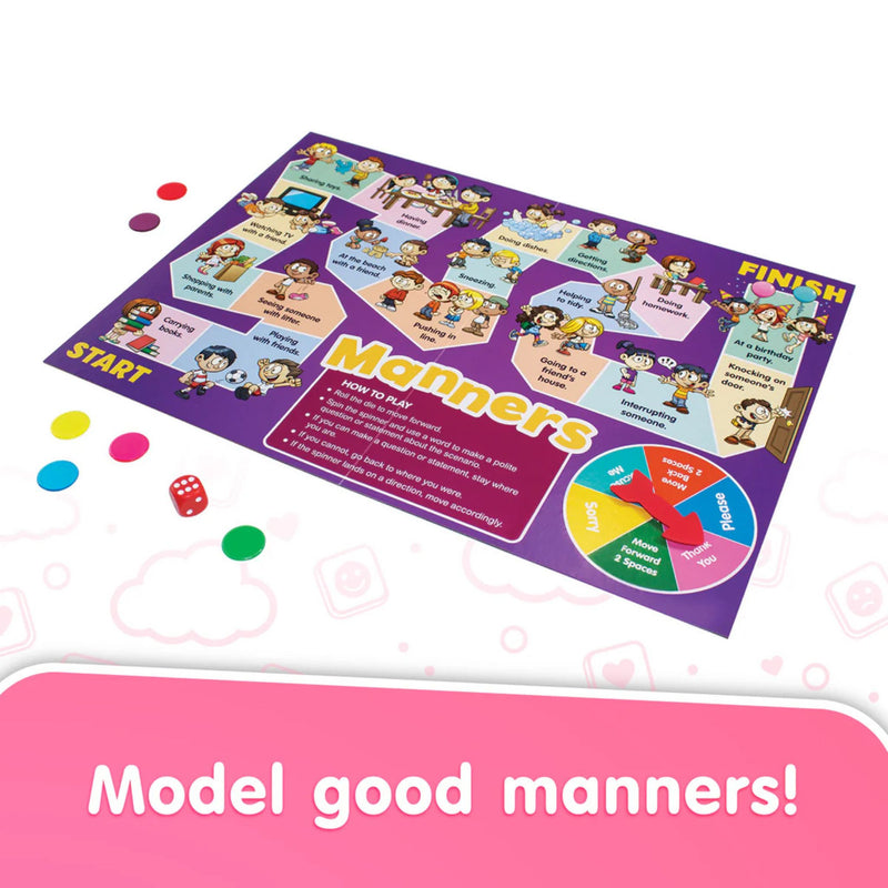 Junior Learning Social Skills Board Game 4-in-1
