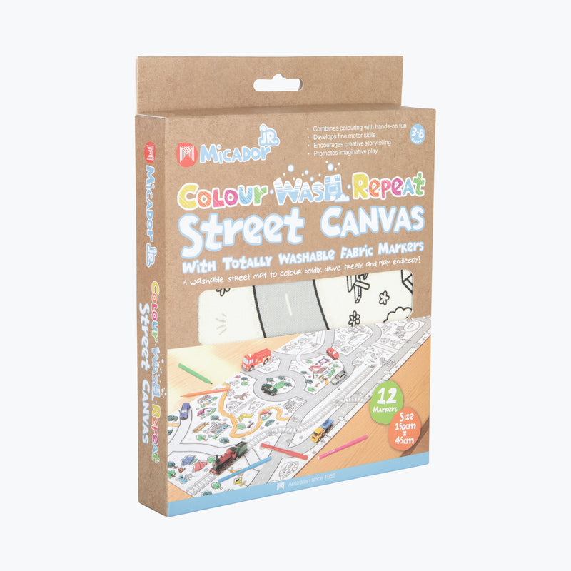 Micador JR Colour Wash Repeat Street Canvas