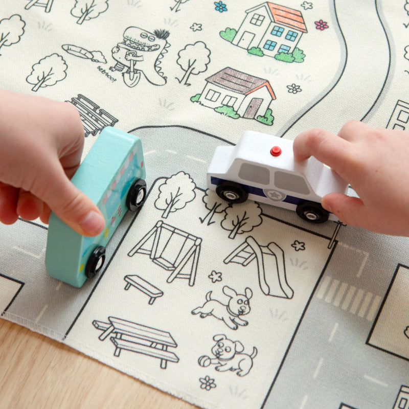 Micador JR Colour Wash Repeat Street Canvas