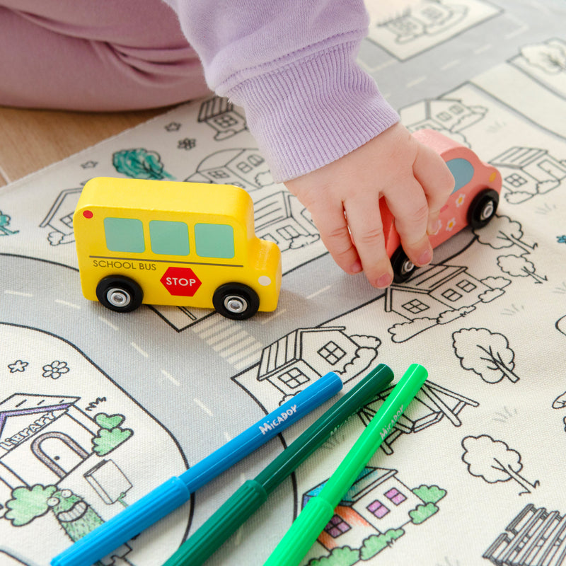 Micador JR Colour Wash Repeat Street Canvas