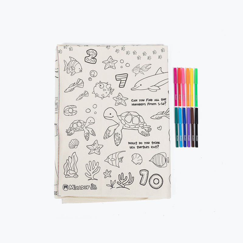 Micador JR Colour Wash Repeat Tablecloth