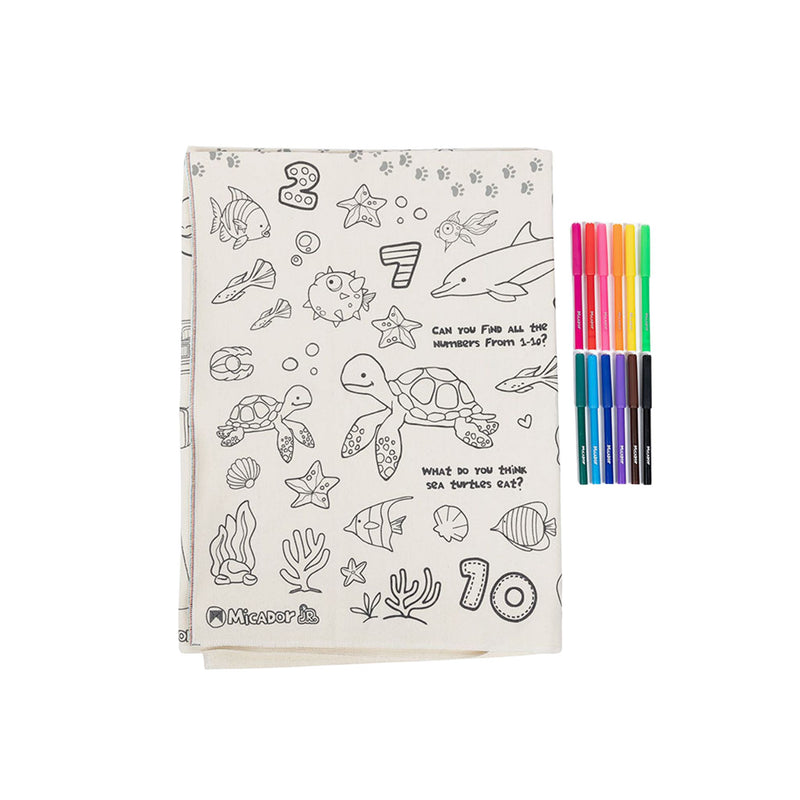 Micador JR Colour Wash Repeat Tablecloth