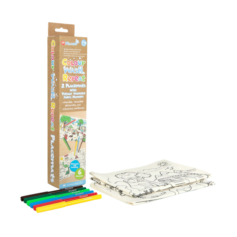 Micador JR Colour Wash Repeat Placemat 2 Pack