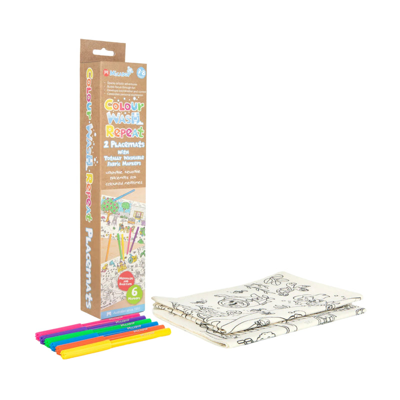 Micador JR Colour Wash Repeat Placemat 2 Pack