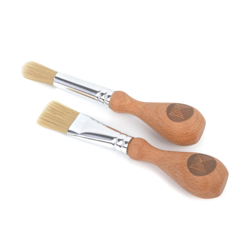 Micador Timeless Secure Grip Ergonomic Brushes Pack of 2