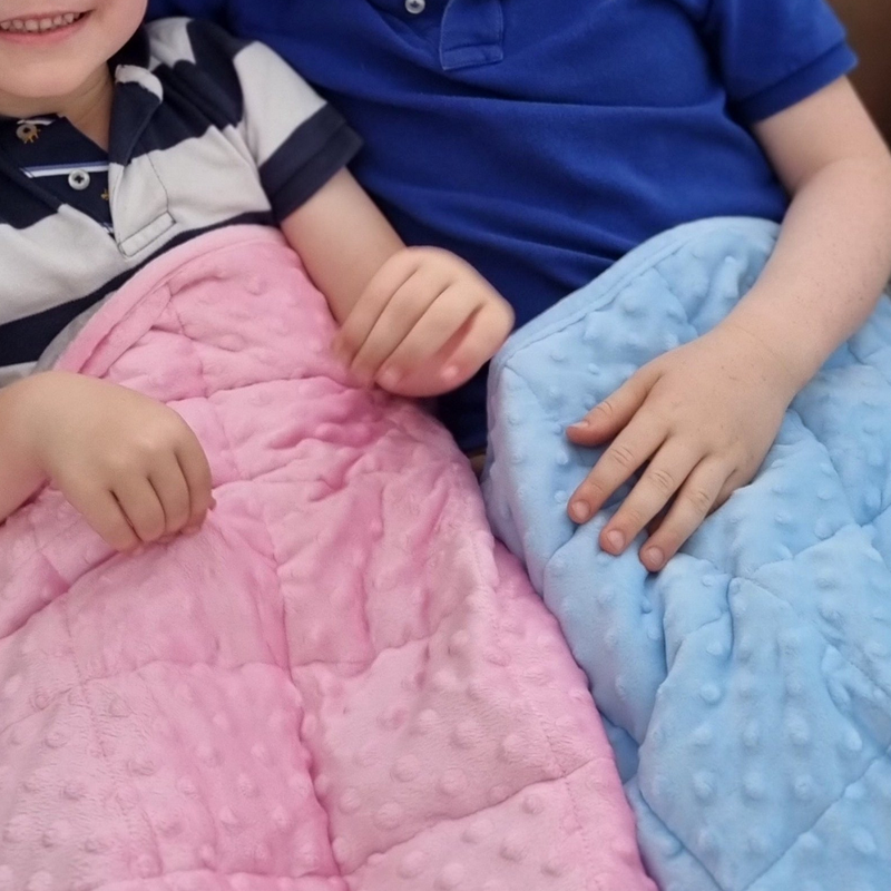 Weighted Lap Pad Snuggly Tactile Soft Blanket for Kids