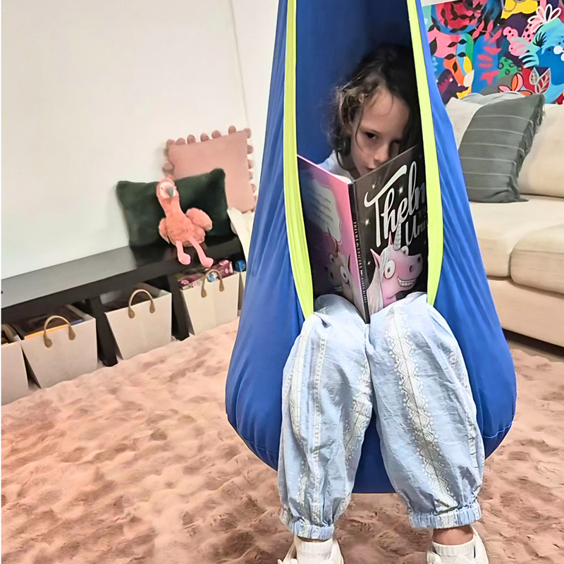 Pod Swing for Children Blue / Green