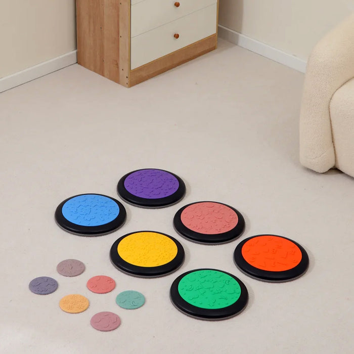 Rainbow Sensory Balance Discs