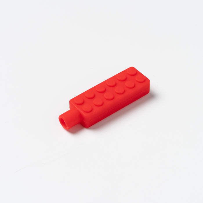 Building Block Pencil Topper Sensory Chew