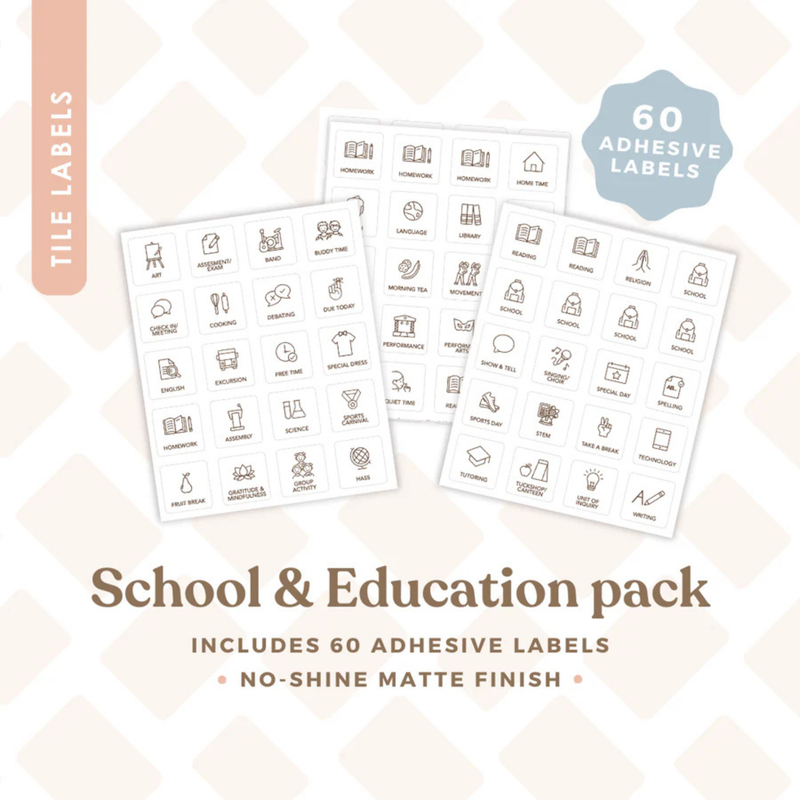 Second Scout Tile Labels - School & Education Pack