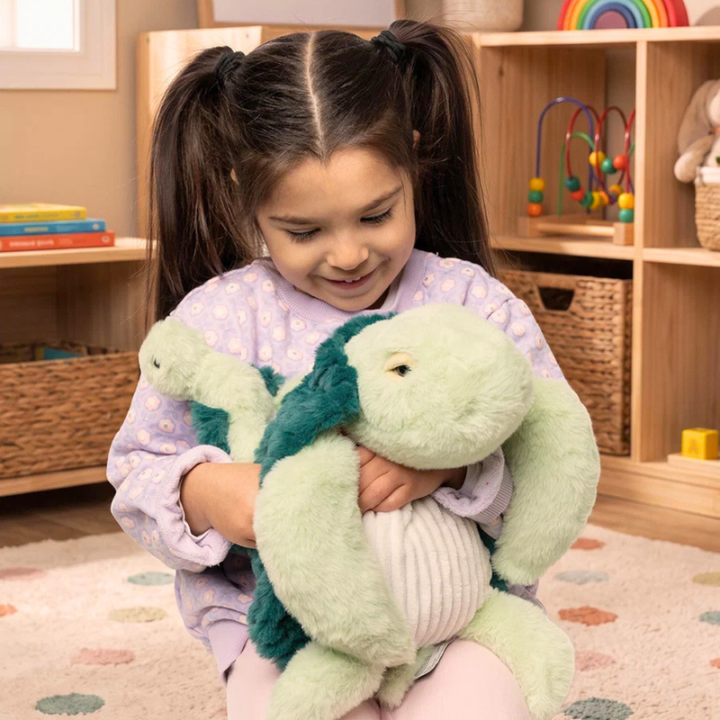 Mini and Me Weighted Plush Turtle - Turtle Tranquility