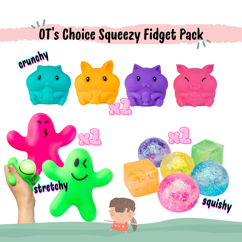 SQUEEZY OT's Choice Squeezy Fidget Pack