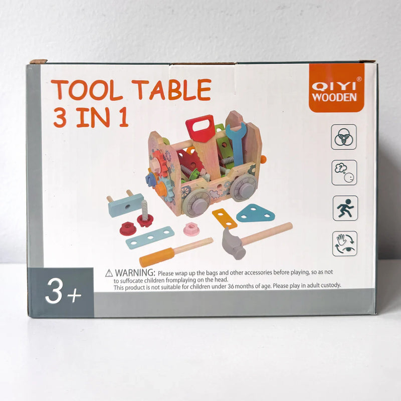 Wooden Tool Box Construction Set