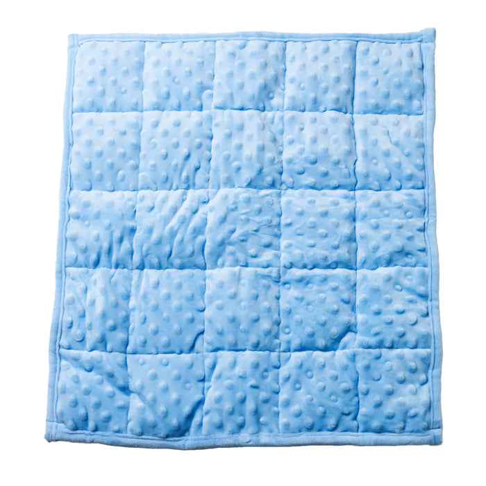 BLUE Weighted Lap Pad Snuggly Tactile Soft Blanket for Kids