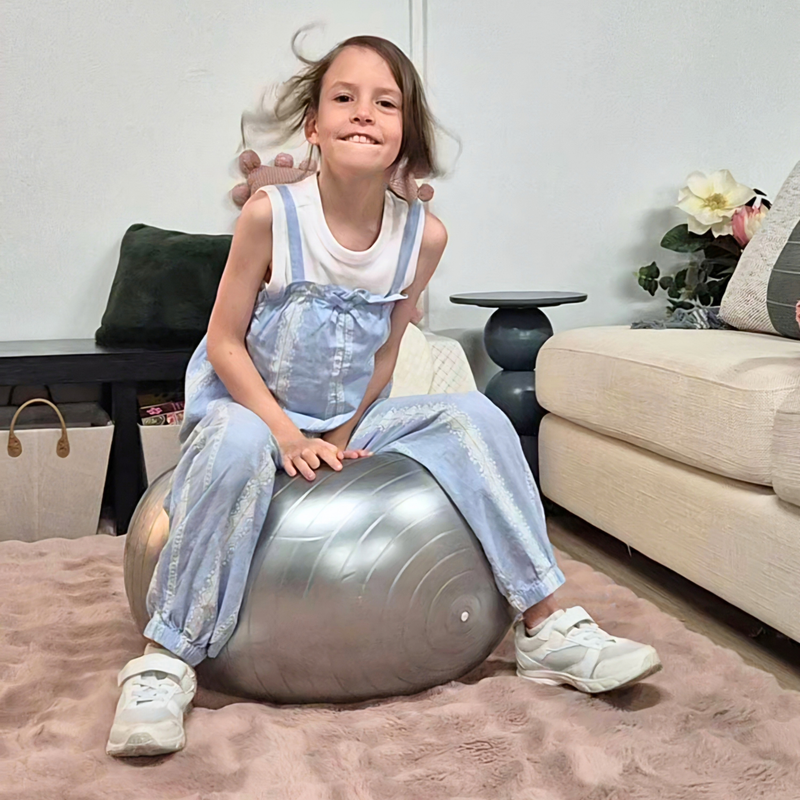 Kids Balance Exercise Yoga Ball 55cm with Pump