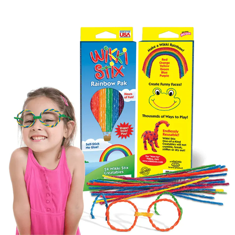 Wikki Stix Rainbow Wax Art & Craft Stick Pack